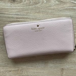 Kate Spade Pink Zip Around Wallet